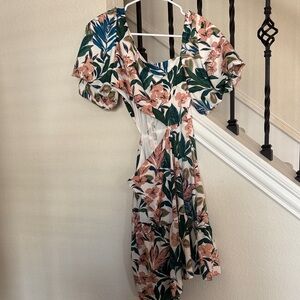 Floral Print Women's Dress